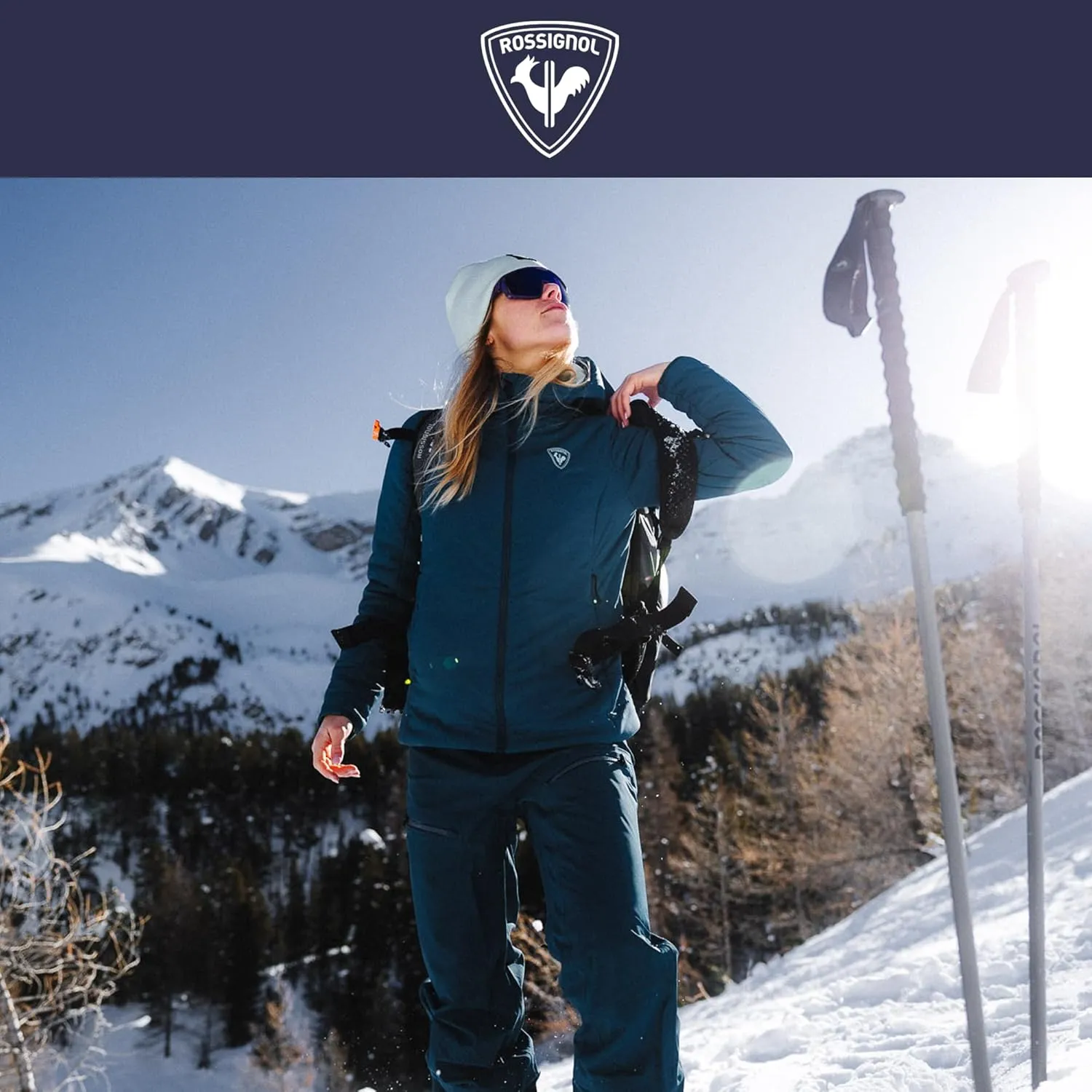 Rossignol Opside Hoodie Mid-layer Jacket - Lightweight Insulated Jacket for Women