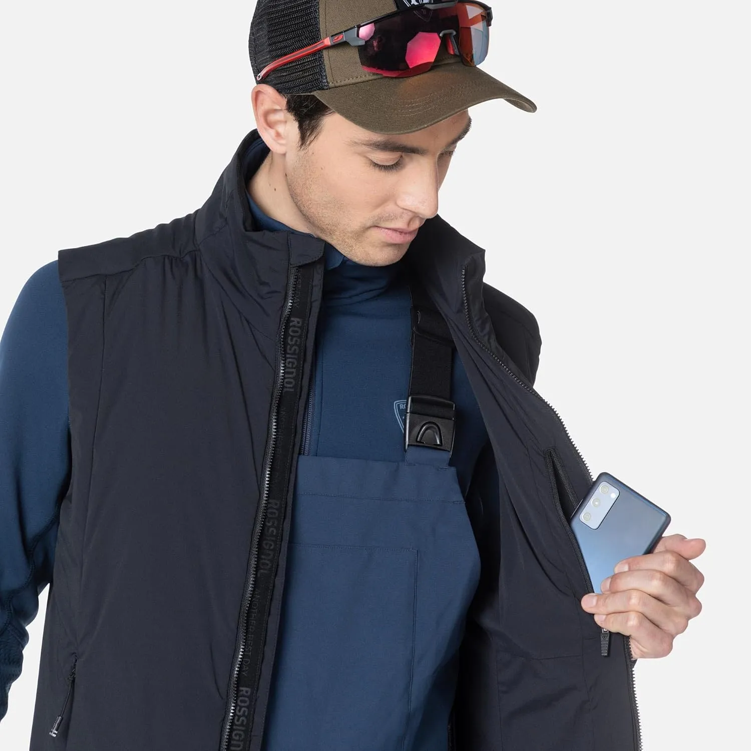 Rossignol Opside Vest - Insulated Ski Vests for Men - Light, Water-resistant Snow Vests