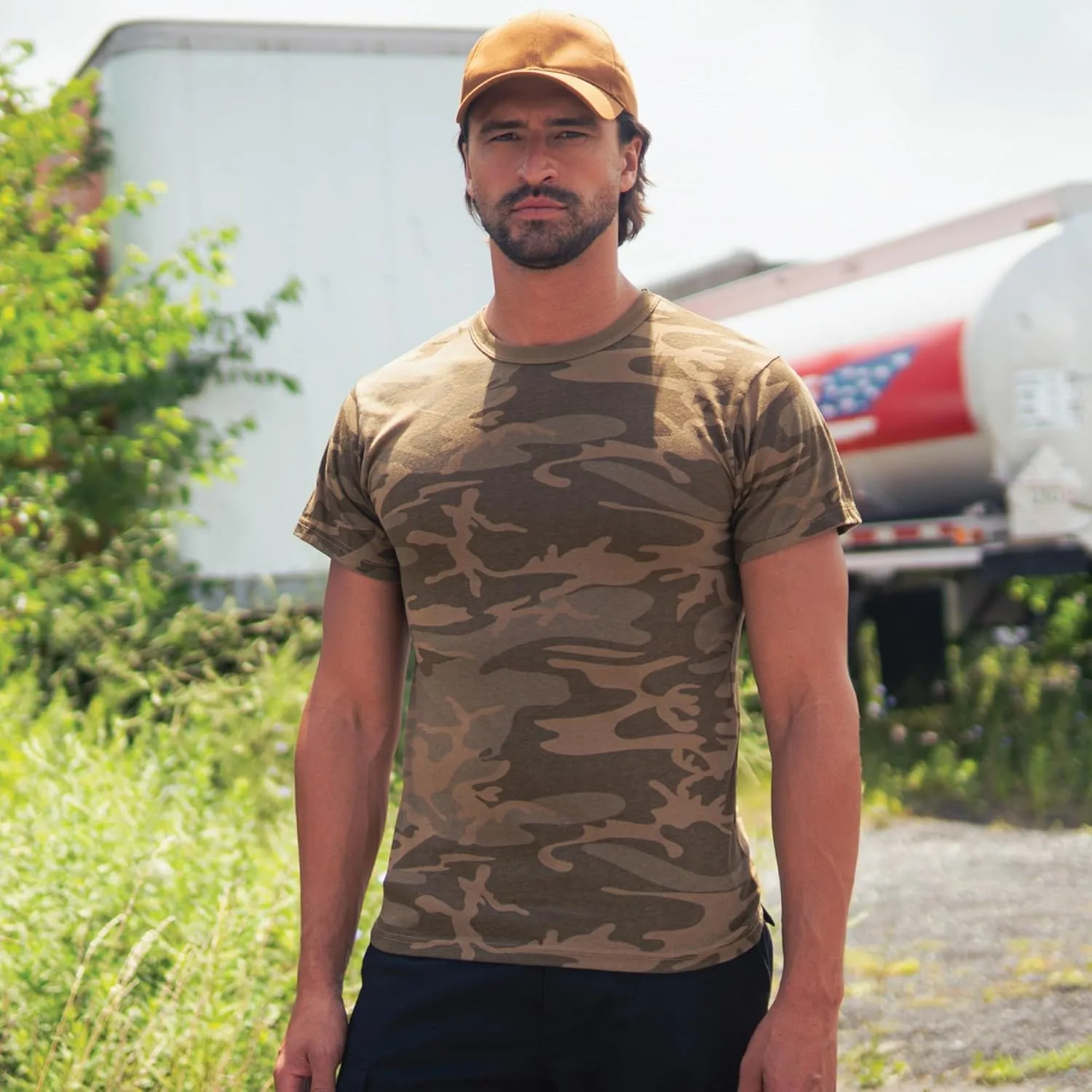 Rothco Camo T-Shirt - Comfortable, Tough and Long Lasting