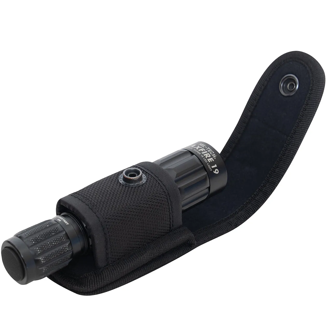 Rothco Enhanced Universal Flashlight Holder - Black