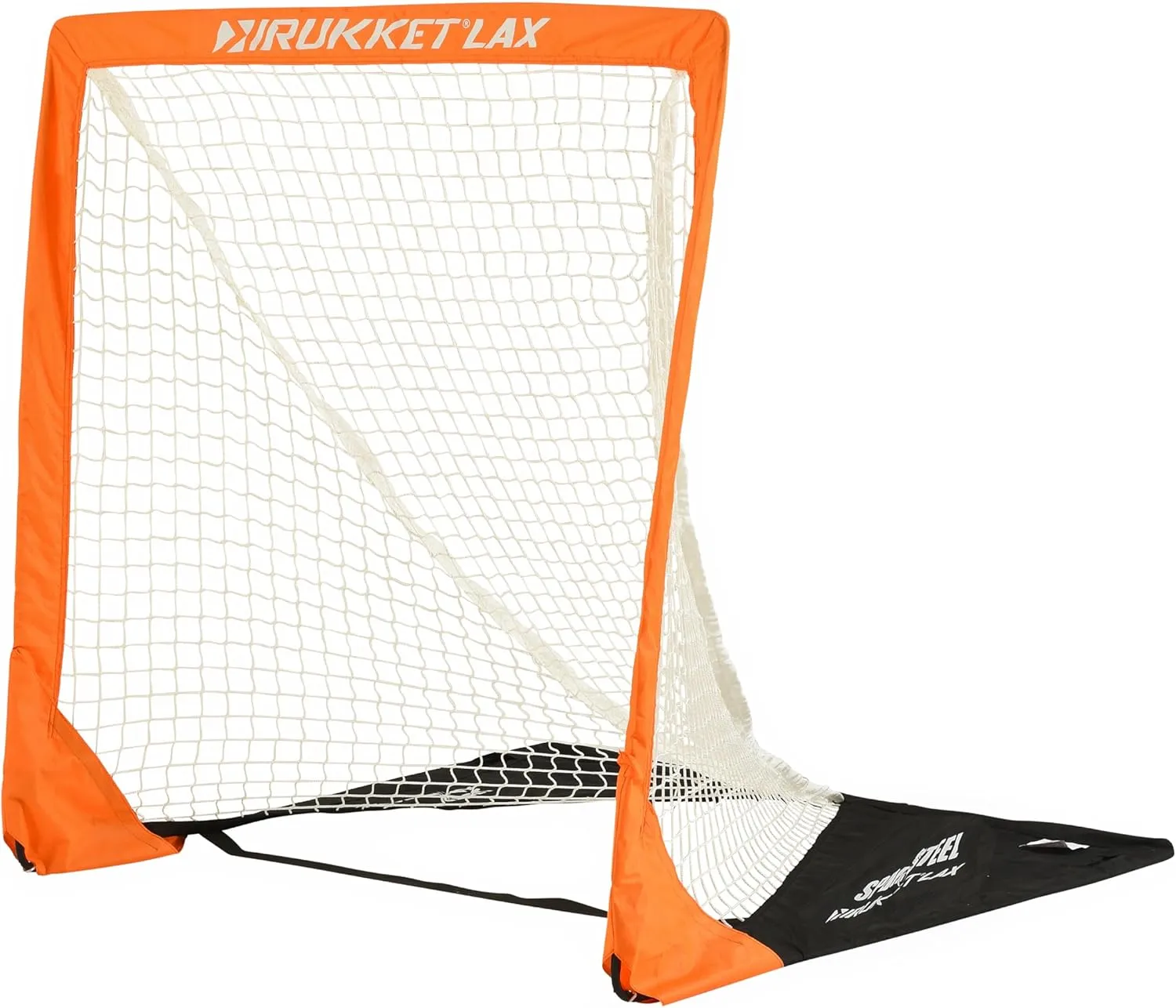 Rukket SPDR Steel Portable Lacrosse Goal, Ultra Strong Pop Up Lax Net for Backyard Shooting, Collapsible, Foldable, Travel Goals, Choose Between 4x4 or 6x6