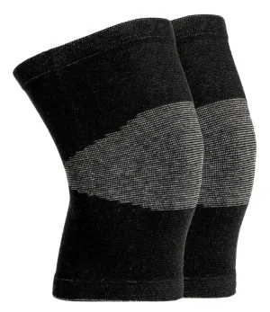 Runee Compression Charcoal Knee Sleeve For Arthritis Relief, Pain, And Swelling - Effective Support For Running, Jogging, Workout, Hiking, And Recovery (S/M, Black)
