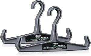 Savior Equipment Multi-Purpose Heavy Duty Hanger 2-Pack, 150 lbs Load Capacity High Impact Plastic for Tactical Vest Scuba Military Police Survival Gear Hanger