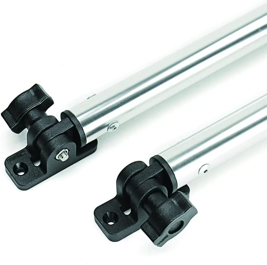Savvycraft Marine Boat Bimini Top Rear Support Poles, 1 Inch Aluminum Tube Bimini Support Poles, 3 Height Options for Bimini Top 36" 46" 54" Height