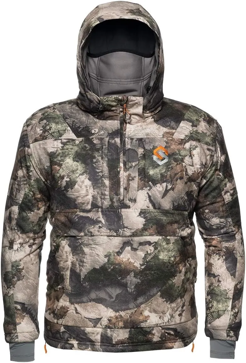 ScentLok BE:1 Divergent Wind Resistant and Water Repellent Late Season Camo Hunting Jacket with Primaloft Gold Insulation