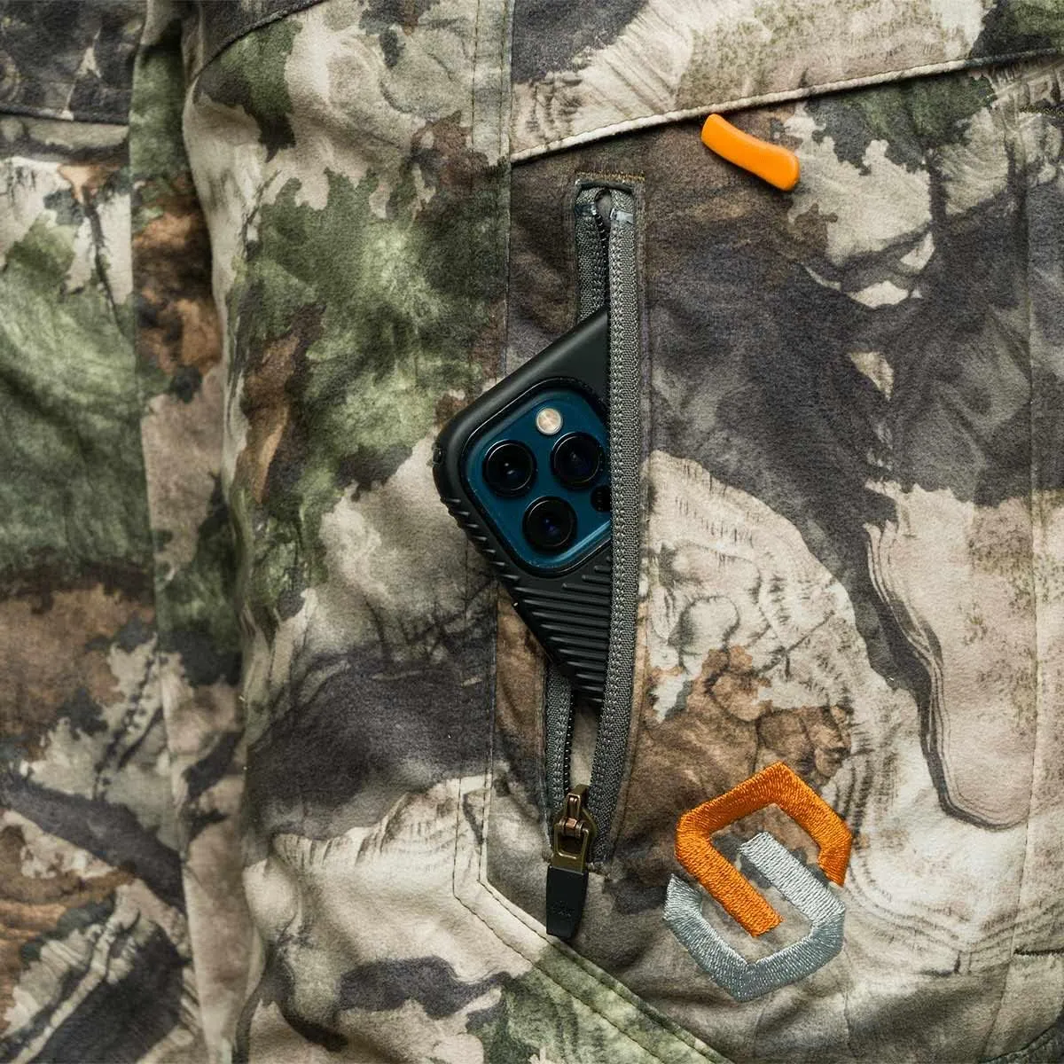 ScentLok BE:1 Divergent Wind Resistant and Water Repellent Late Season Camo Hunting Pants with Primaloft Gold Insulation
