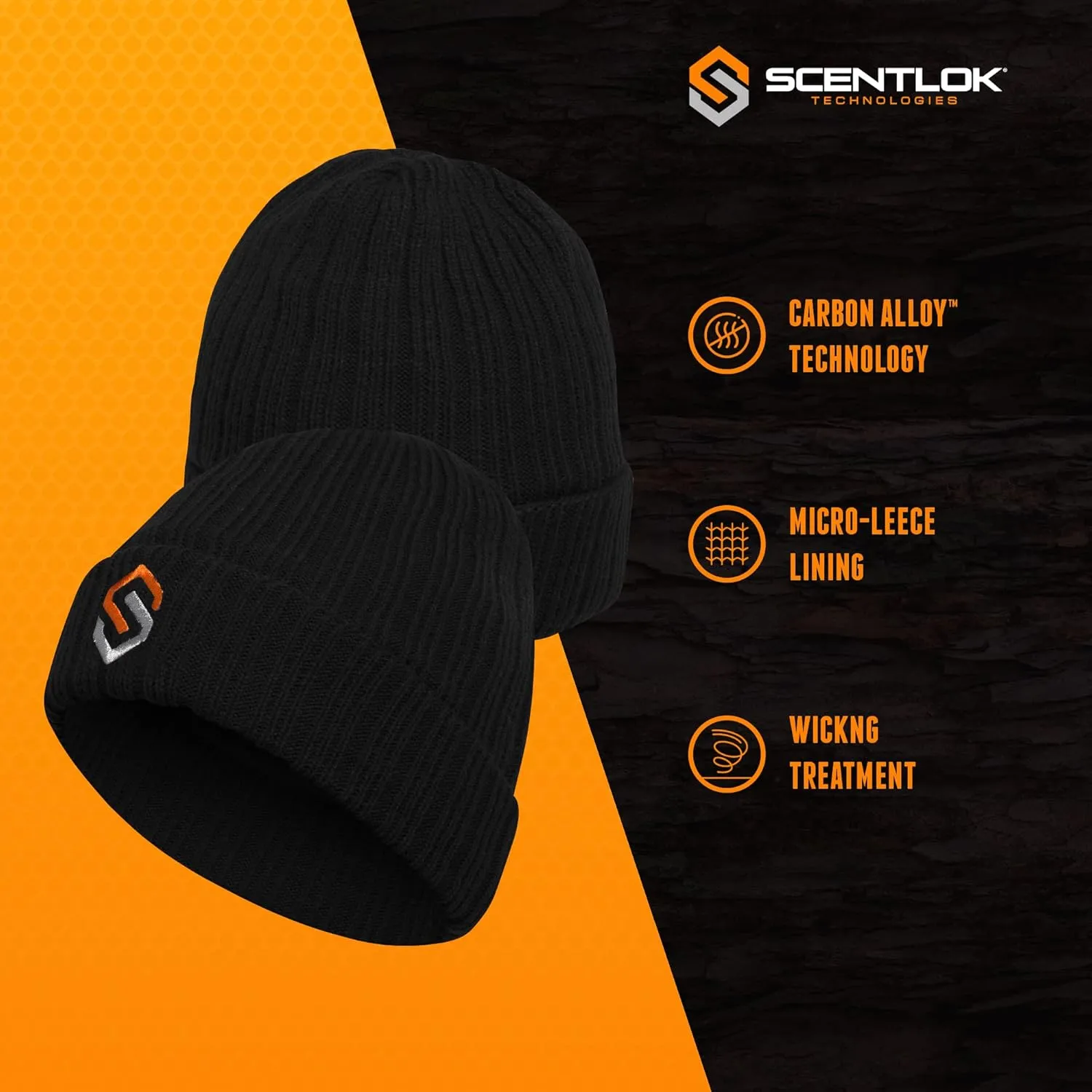 ScentLok Carbon Alloy Knit Beanie, One Size Fits Most