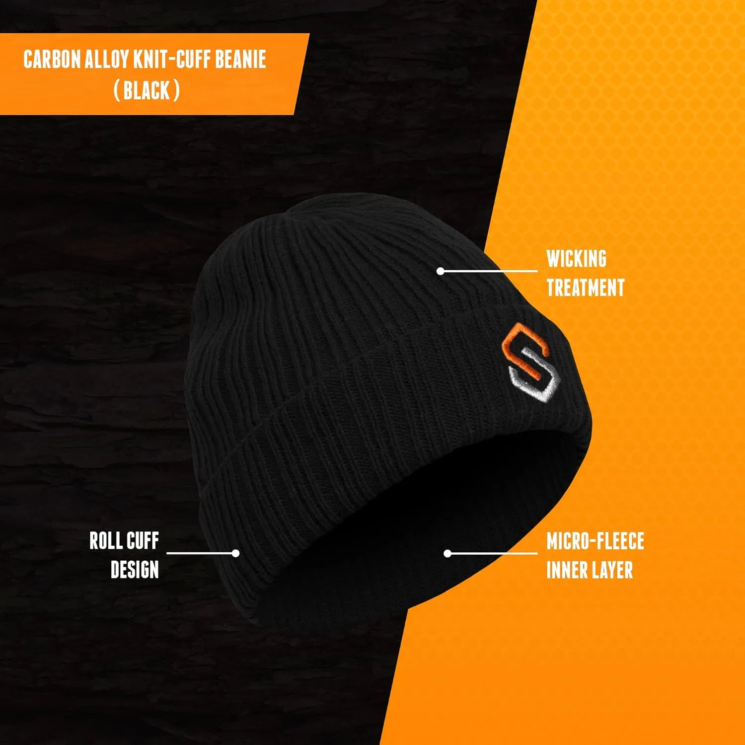 ScentLok Carbon Alloy Knit Beanie, One Size Fits Most