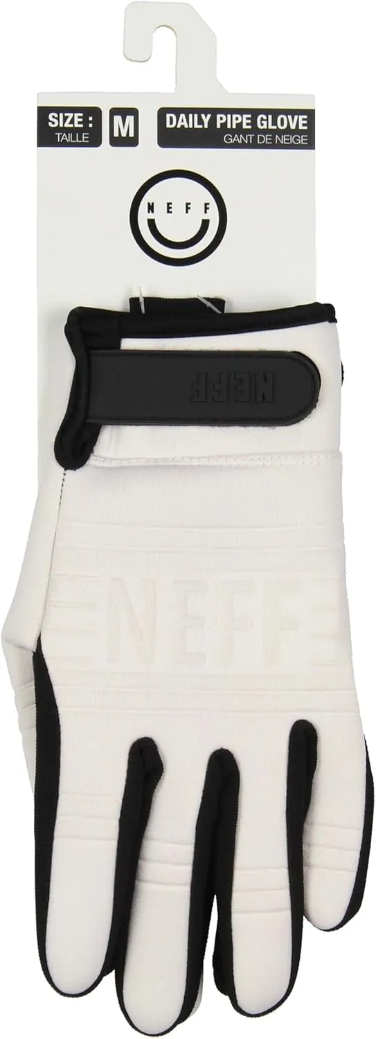 Seven Times Six Neff Daily Pipe Neoprene No-Slip Silicone Palm Adult Ski and Snowboarding Gloves For Men and Women