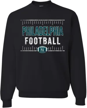 Shark & Hammer Grease The Poles Broad Street Philadelphia Football Sports Unisex Crewneck Graphic Sweatshirt