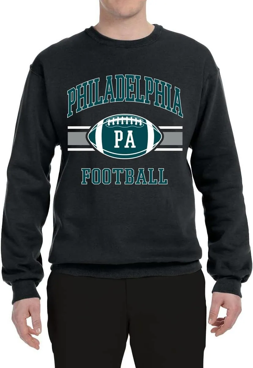 Shark & Hammer Grease The Poles Broad Street Philadelphia Football Sports Unisex Crewneck Graphic Sweatshirt
