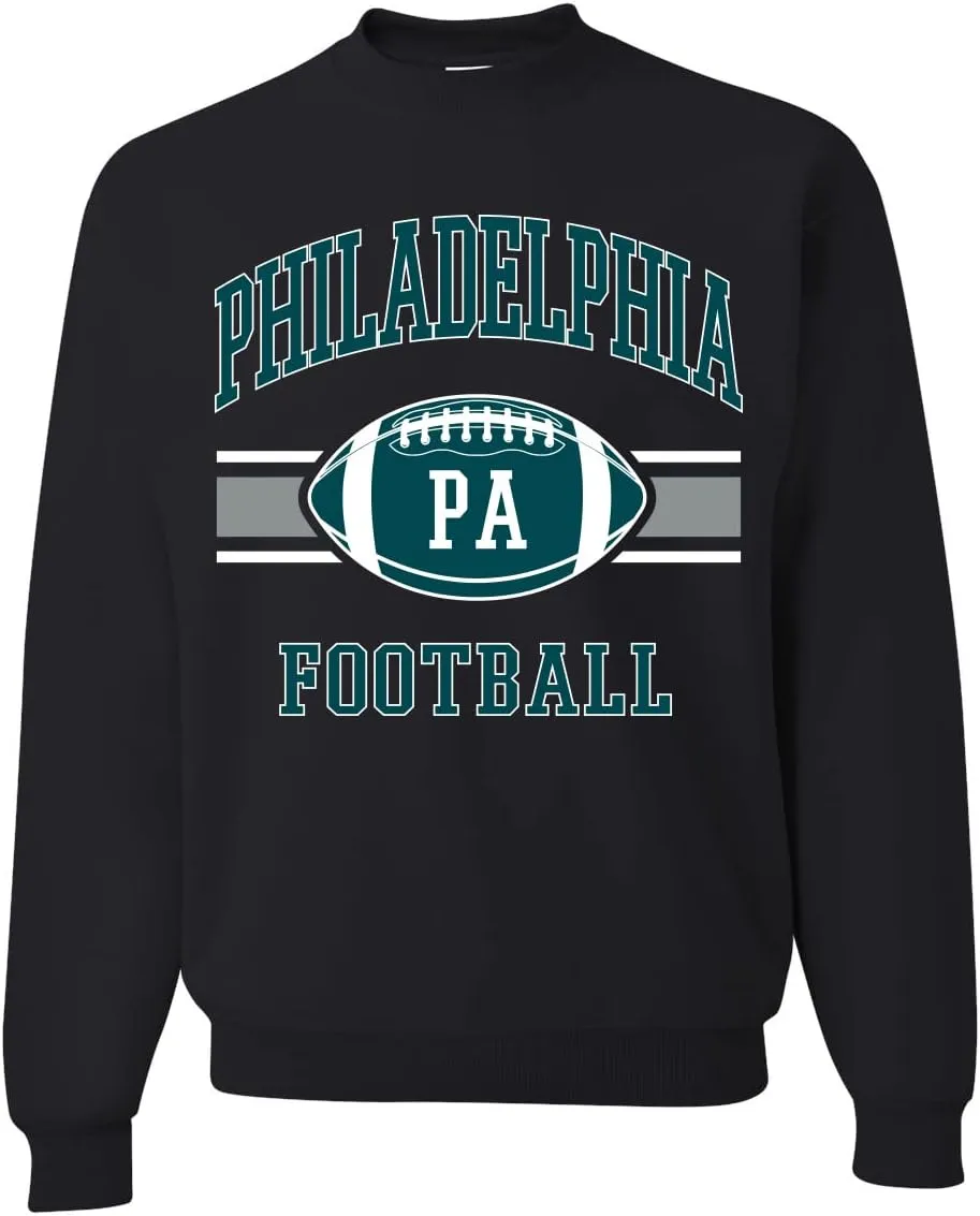 Shark & Hammer Grease The Poles Broad Street Philadelphia Football Sports Unisex Crewneck Graphic Sweatshirt