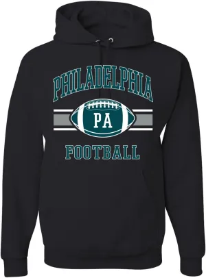 Shark & Hammer Grease The Poles Broad Street Philadelphia Football Sports Unisex Graphic Hoodie Sweatshirt