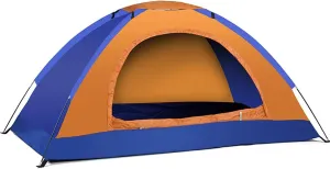 Single and Double Multi-Color Camping Tent, Lightweight Tent,Outdoor Equipment Waterproof Hiking Bike Tour Upgrade Large Space