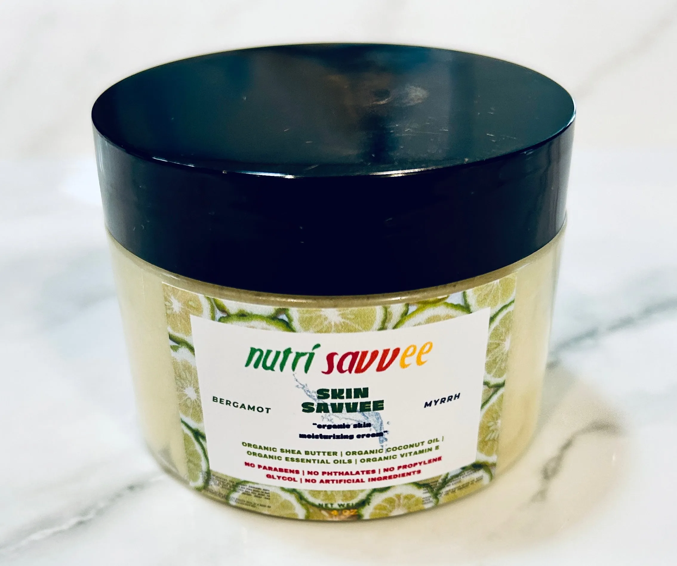 Skin Savvee Organic Moisturizing Cream – 24-Hour Hydration with Shea Butter & Vitamin E