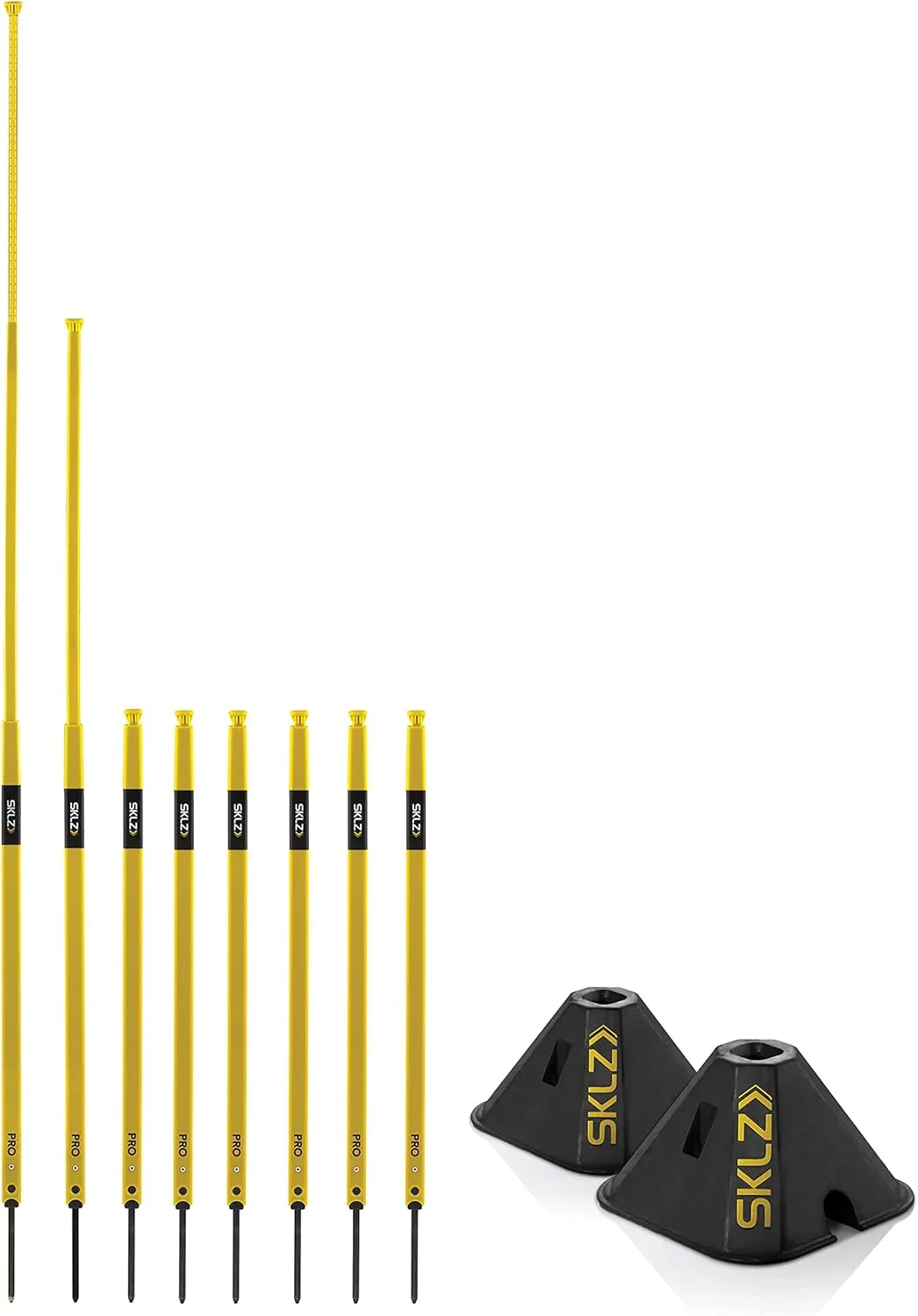 SKLZ Pro Training Agility Poles   Utility Weight, Soccer Training Set