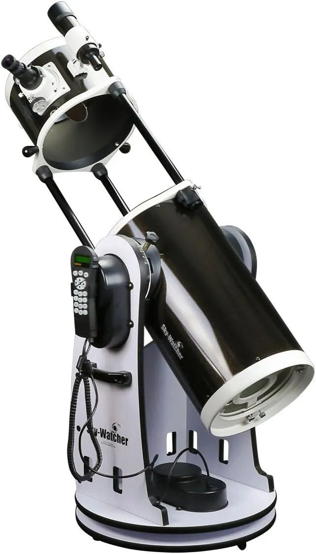 Sky-Watcher Sky-Watcher Flextube 250 SynScan Dobsonian 10-inch Collapsible Computerized GoTo Large Aperture Telescope, White, (S11810)