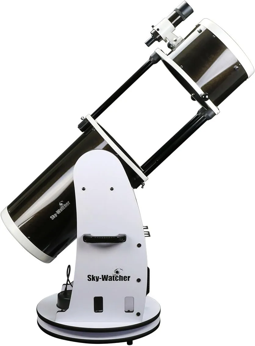 Sky-Watcher Sky-Watcher Flextube 250 SynScan Dobsonian 10-inch Collapsible Computerized GoTo Large Aperture Telescope, White, (S11810)