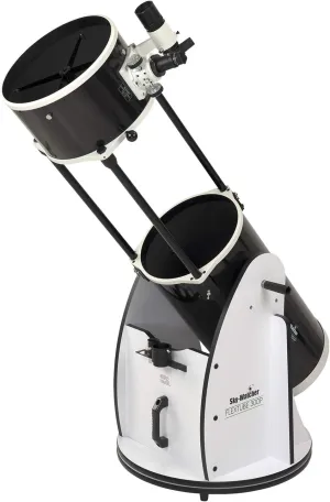 Sky Watcher Sky-Watcher Flextube 300 Dobsonian 12-inch Collapsible Large Aperture Telescope – Portable, Easy to Use, Perfect for Beginners, White/Black (S11740)