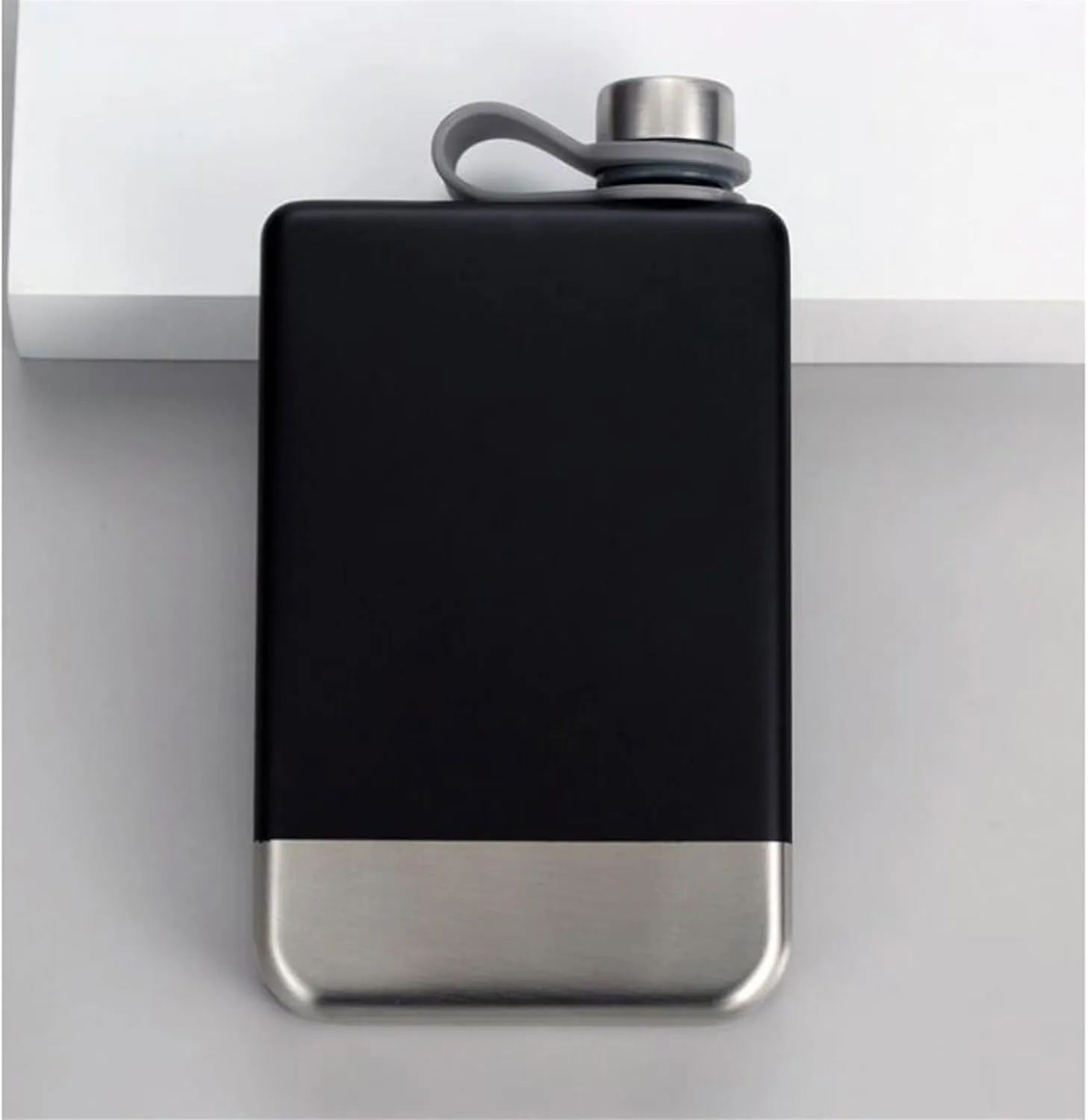 Small Flasks Stainless Steel Flasks for Liquor for Men Flasks with Funnel for Wedding Party Birthdays Travel Flasks 9Oz(A)