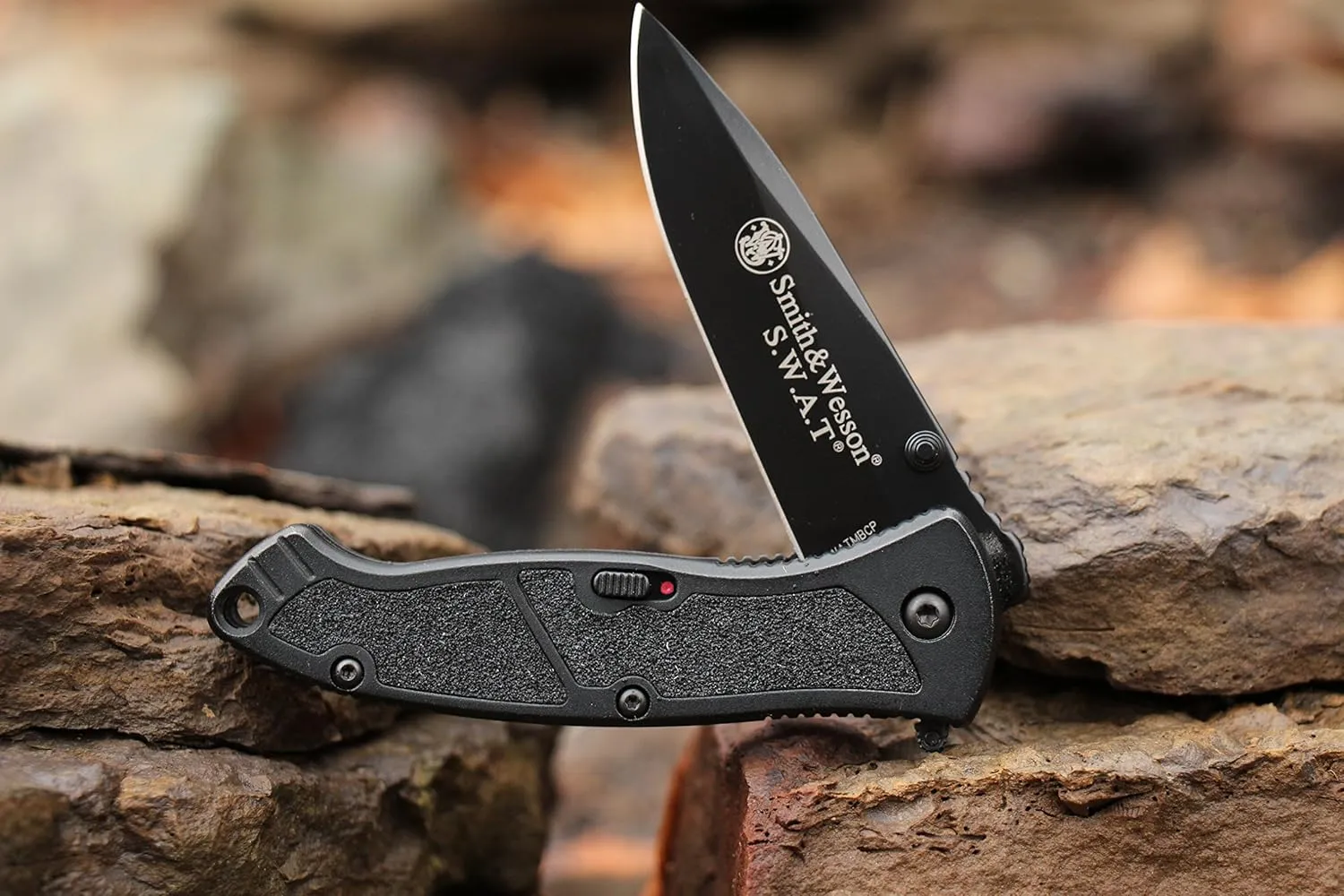 Smith & Wesson Benji 2.5in High Carbon S.S. Folding Keychain Knife with 1.75in Modified Tanto Blade and G10 Handle for Outdoor, Tactical, Survival and EDC