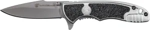 Smith & Wesson SW1100 6.3in S.S. Assisted Opening Knife with 2.75in Drop Point Blade and Aluminum Handle for Outdoor, Tactical, Survival and EDC