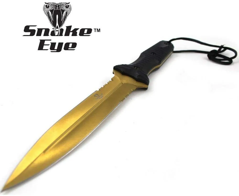 Snake Eye Tactical 12.5" Heavy Duty Full Tang U S A Military Marine Army Knife