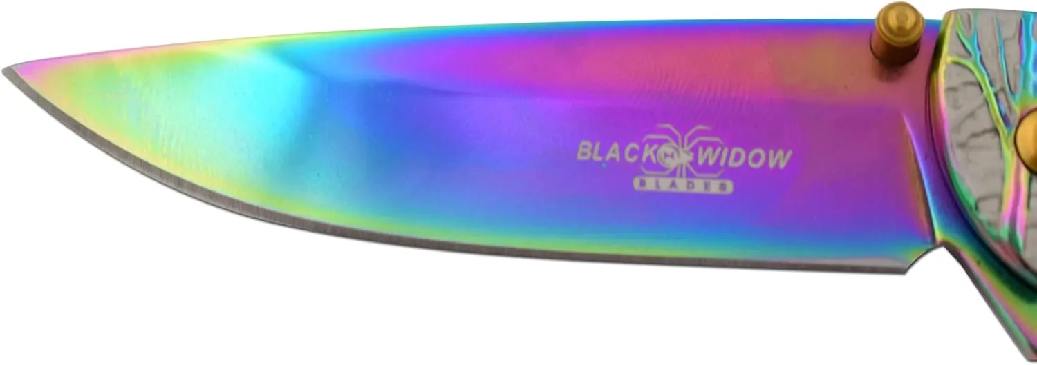 Snake Eye Tactical Assist |Heavy-Duty Pocket Knife Design Handle EDC | Camping Knife (D-2)