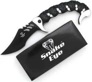 Snake Eye Tactical Fantasy Scorpion Tail Design Action Assisted Folding Knife Hunting Fishing Camping Outdoors