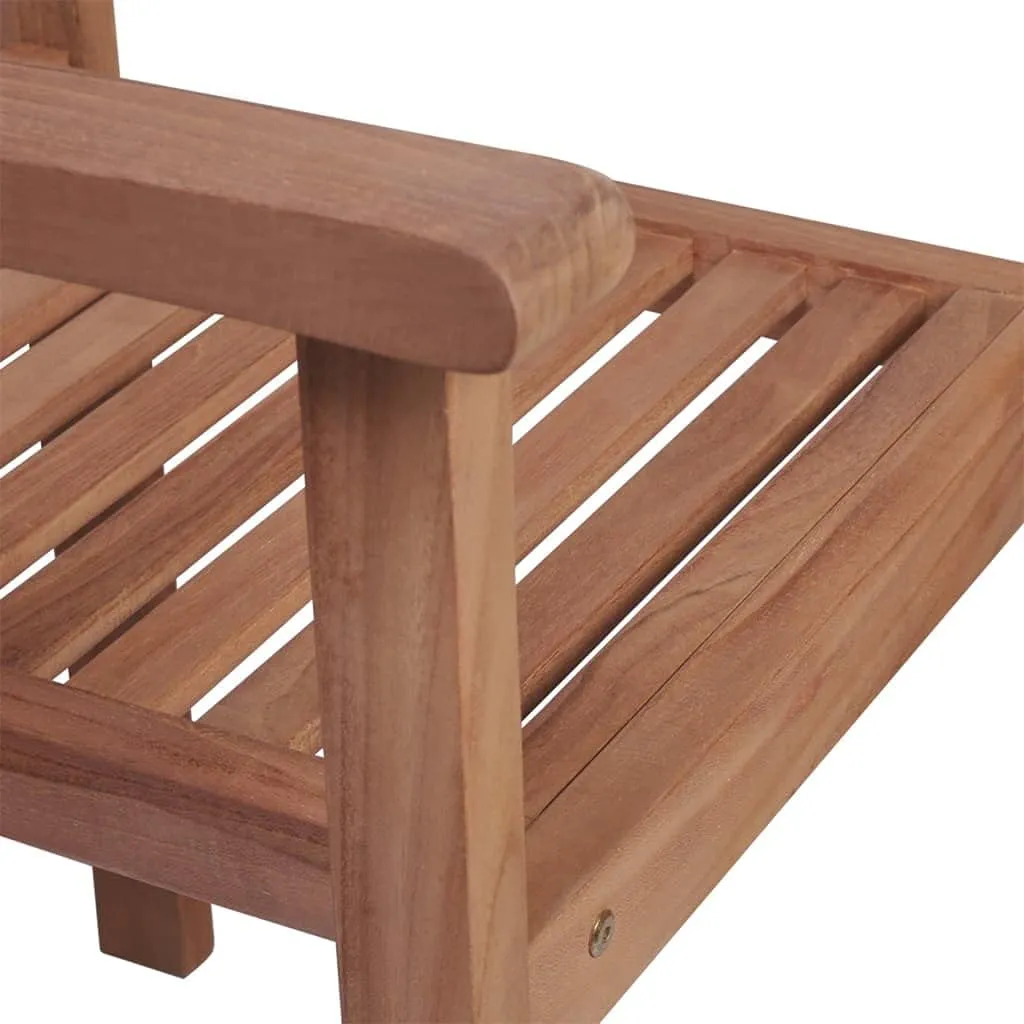 Solid Teak Wood Patio Chairs Set of 2 with Anthracite Cushions - Durable Outdoor Furniture Stackable Lounge Chairs for Backyard Poolside Dining and Camping