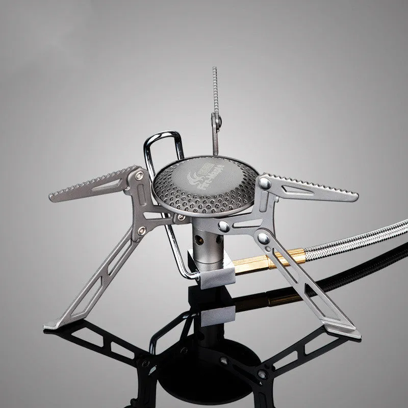 Split Gas Stove 117T Outdoor Lightweight Portable Hiking Titanium Alloy Camping Furnace End Mountain Stove