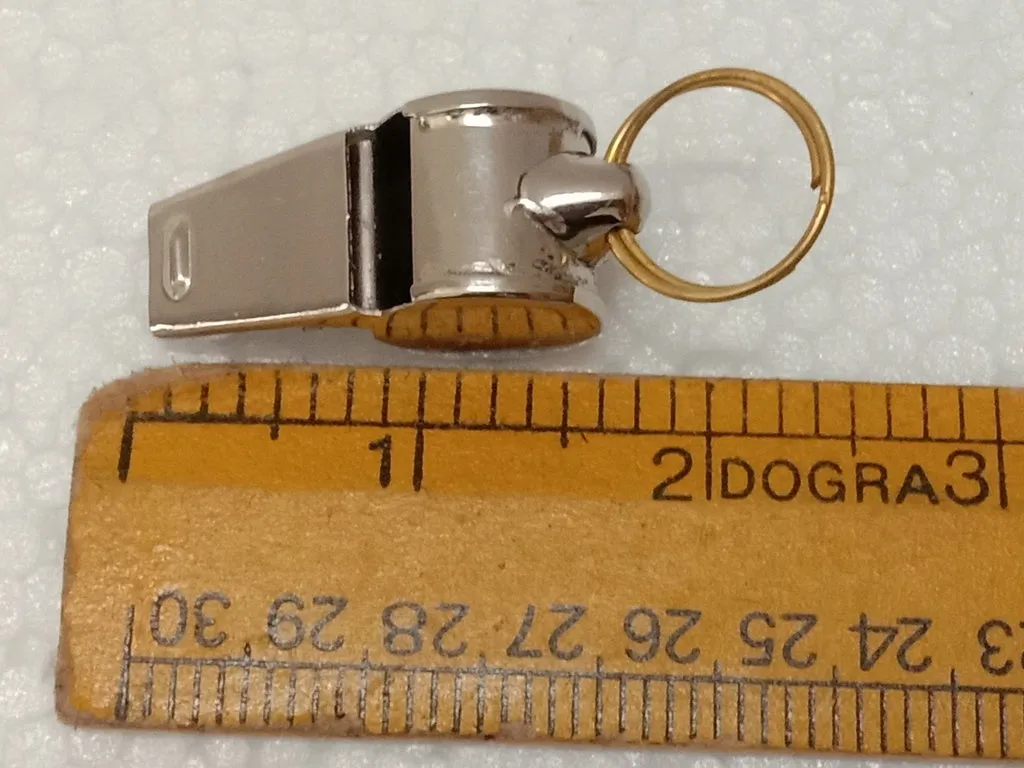 Sports Gold Plate Brass Whistle -Survival Emergency Security Forces | Heavy Duty (2998)