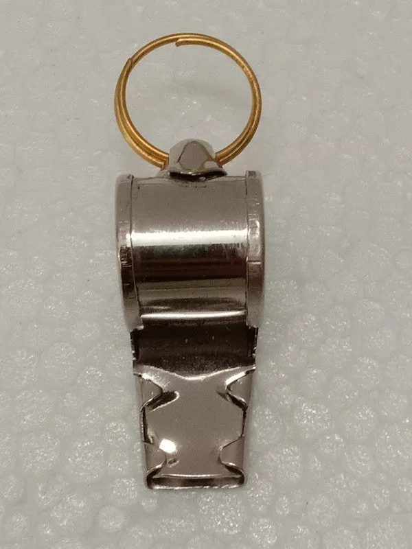 Sports Gold Plate Brass Whistle -Survival Emergency Security Forces | Heavy Duty (2998)