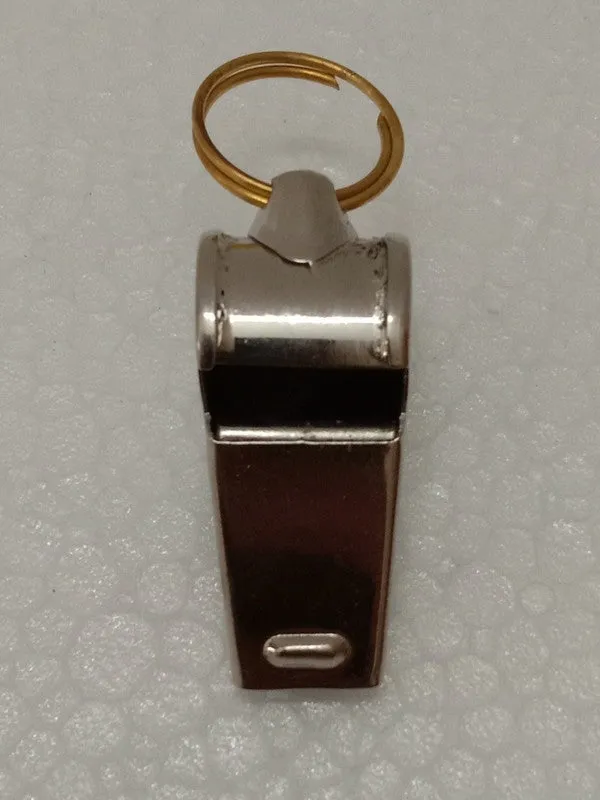 Sports Gold Plate Brass Whistle -Survival Emergency Security Forces | Heavy Duty (2998)