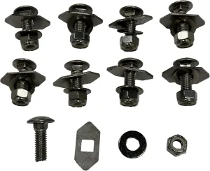 Sprinter Drop-in Roof Rail Anchors - Stainless Steel, Compatible with Van Tech Roof Rails, Roof Racks, Ladders, SUP Poles