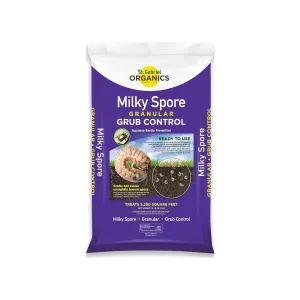 St. Gabriel Organics - 15 Pound Milky Spore Granular Natural Japanese Beetle Grub Control and Repellent for Lawn and Garden Care