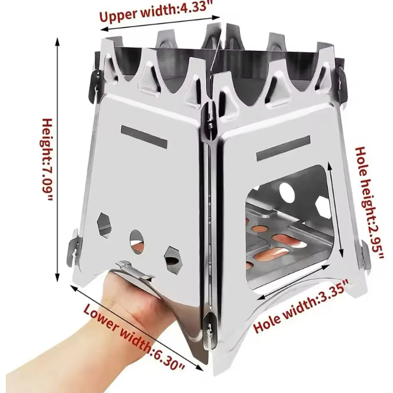 Stainless Steel Portable Camping Stove