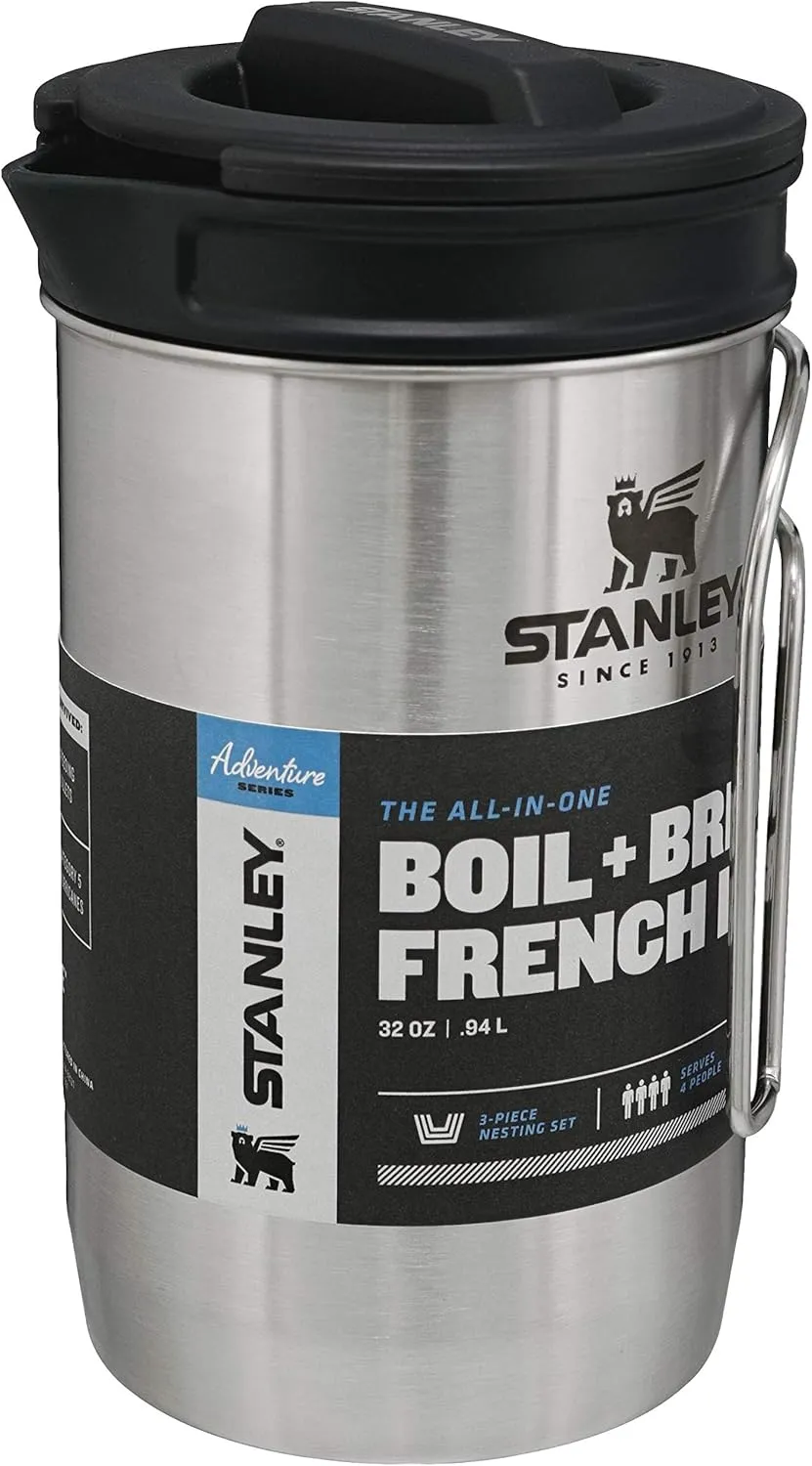 STANLEY Adventure All-in-One Boil   Brew French Press | 32 OZ