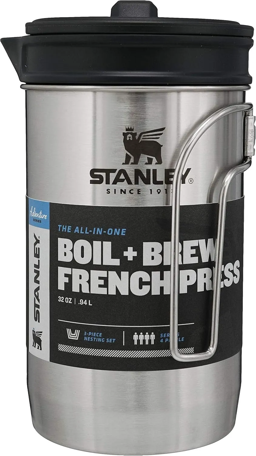 STANLEY Adventure All-in-One Boil   Brew French Press | 32 OZ