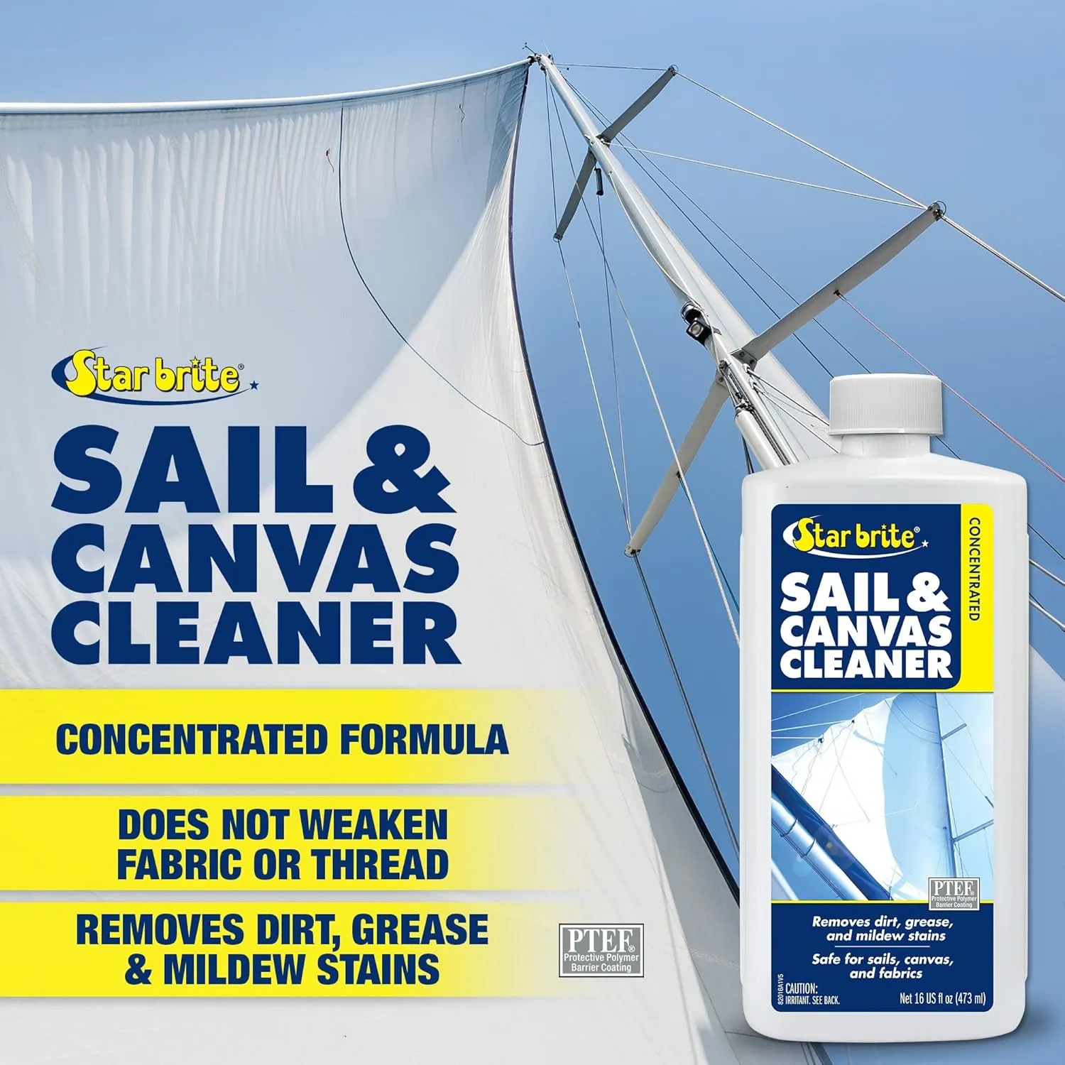 STAR BRITE Waterproofing Spray, Waterproofer   Stain Repellent   UV Protection for Boat Covers, Car Covers, Bimini Tops, Tents, Jackets, Backpacks, Boots, Awnings, Patio Covers & More