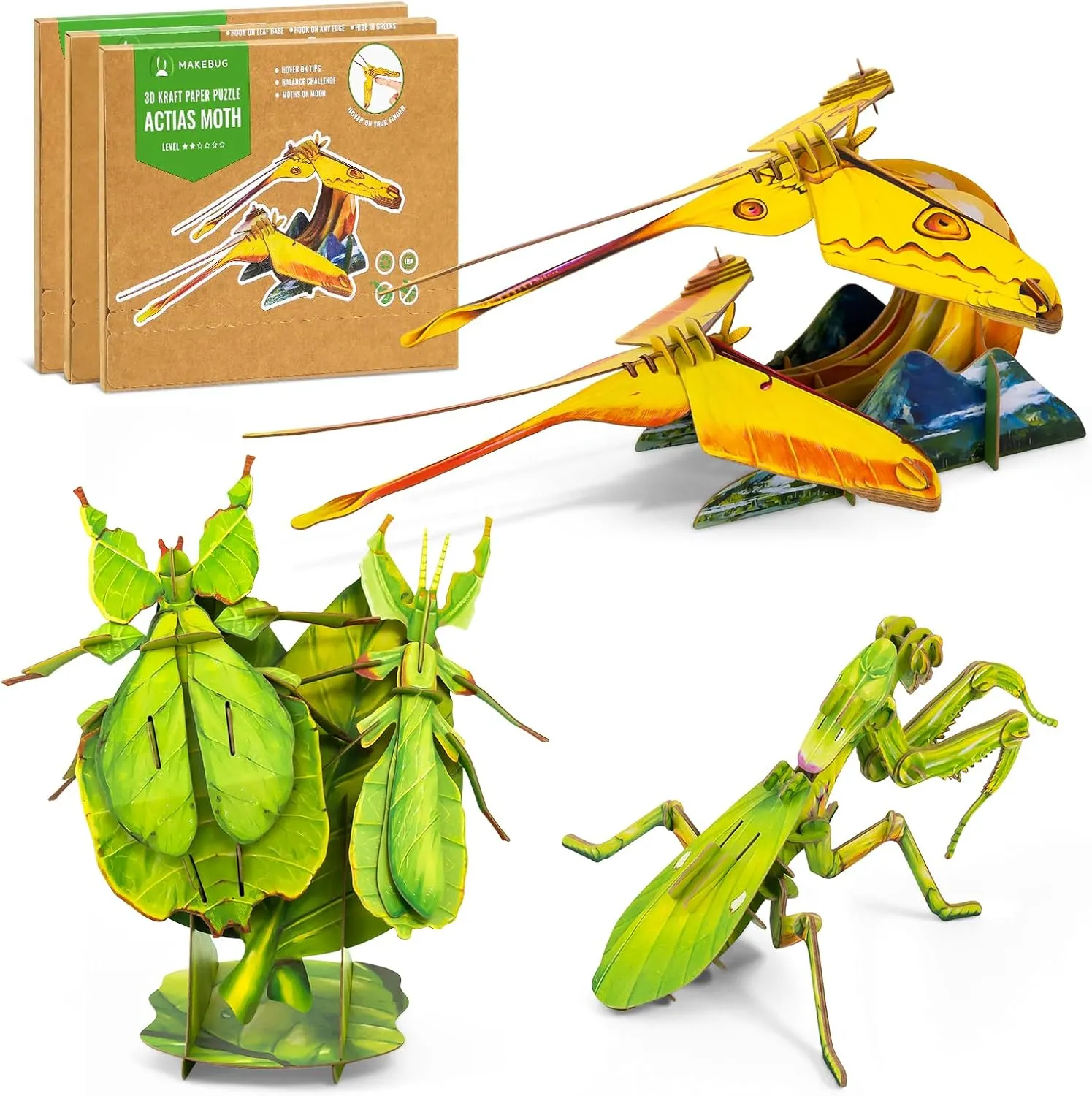 STEM Science Kit for 7  Year Olds, Insect Themed, Unisex, Large Size, Educational Puzzles