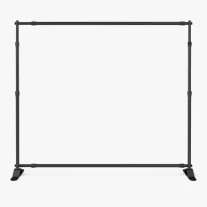 Step and Repeat Backdrop Hardware Only – Heavy Duty Adjustable Frame with 1.5" Tubing, Sturdy Feet, and Travel Bag
