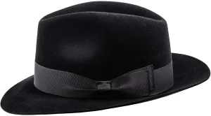 Sterkowski Mosca Rabbit Felt Wide Brim Fedora Hat
