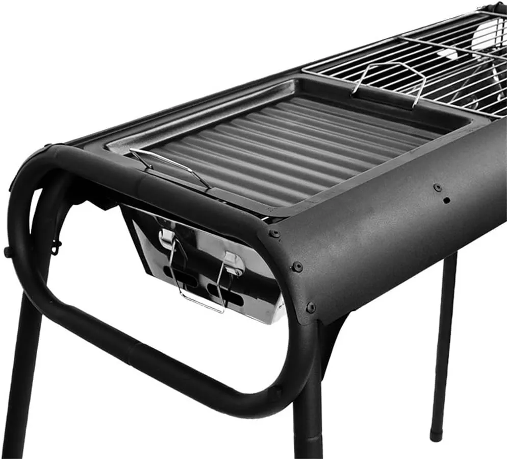Stove Stainless Steel Rack Household Outdoor Charcoal Folding Stove/D/73 * 37 * 84Cm (D 73 * 37 * 84Cm)