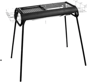Stove Stainless Steel Rack Household Outdoor Charcoal Folding Stove/D/73 * 37 * 84Cm (D 73 * 37 * 84Cm)