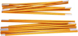 Sturdy Aluminum Alloy Tent Poles, 10 Pole Support Bars for Double Person Tent, Anodized Polishing, Easy Setup, Collapsible Design, Ideal for Outdoor Camping Hiking