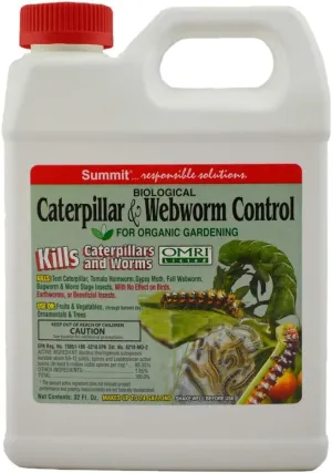 Summit Caterpillar and Webworm Control-Hose End, 1 Qt Concentrate For Insects