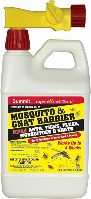Summit Mosquito and Gnat Barrier Covers 10,000 Square Feet, 1/2 gallon