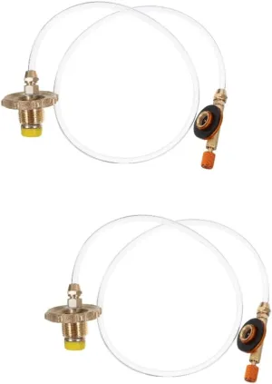SUPVOX Copper Gas Adapter Converter Outdoor Camping Stove Adapter Plastic Camping Stove Camping Stove Adapter