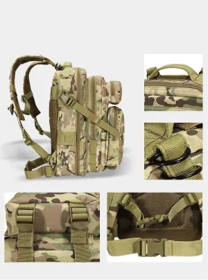 Tactical Backpack Military Molle Hiking 30L Tactical outdoor mountaineering trekking attack camouflage